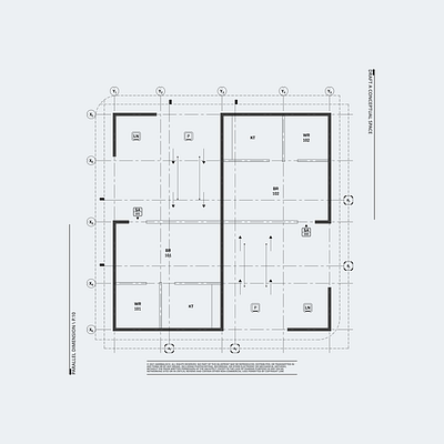 Parallel Dimension \ P.10 architecture architecture design blueprint drafting grid layoutdesign minimalism print design prototype vector