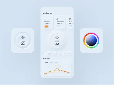 app Smart Home — home page app app design apple branding design figma figmadesign home home page home screen homepage design icon iphone ui ux vector