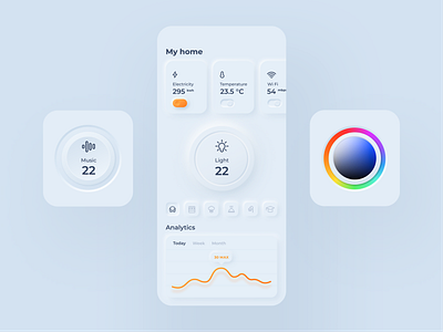 app Smart Home — home page app app design apple branding design figma figmadesign home home page home screen homepage design icon iphone ui ux vector