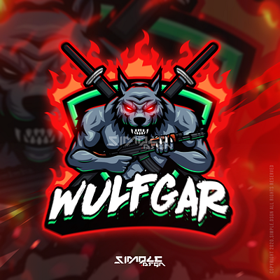 wolf esport logo esport logo esportlogo logo mascot mascot logo wolf