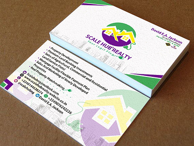 Business card design branding