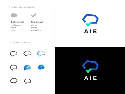 AI evaluation platform logo ai ai platform artificial intelligence brain check evaluation intelligence linear icon logo logotype mind neural network smart tencent tencent ai