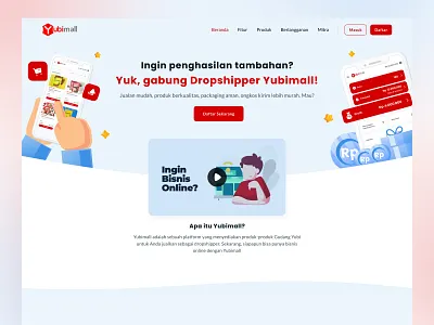 Dropshipping Platform Landing Page design dropship dropshipping dropshipping store landing page landing page design landingpage marketplace ui ux website
