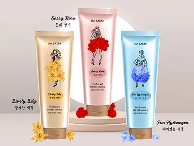 Redesign Beauty Product Packaging (The Saem) beauty beauty products branding design illustration packaging design product design redesign redesign concept vector