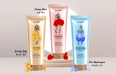 Redesign Beauty Product Packaging (The Saem) beauty beauty products branding design illustration packaging design product design redesign redesign concept vector