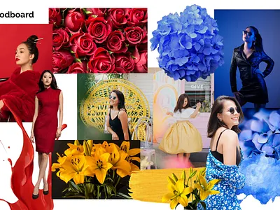 Moodboard of Redesign The Saem beauty beauty product colors moodboard photos primary colors