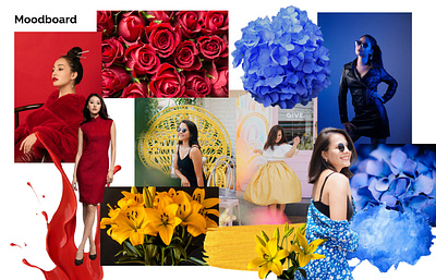Moodboard of Redesign The Saem beauty beauty product colors moodboard photos primary colors