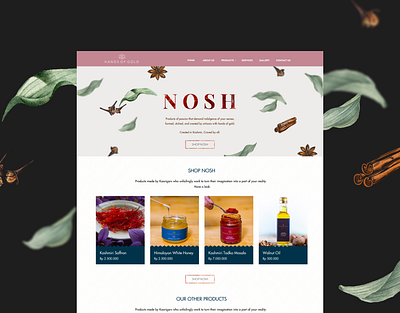 Homepage Design for Hands Of Gold design homepage india kashmir landing ui ux ui ux design ui ux designer ui ux web webdesign webpage website design website designer