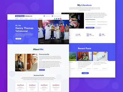 Minimal Personal Website author literature minimalism personal