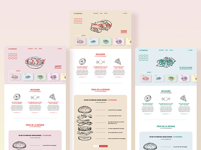 FUTURAFOOD delivery design ecology flat food healty minimal ui ux web website