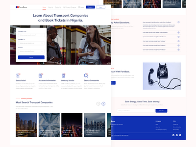 FareBase Website app landing design landing page landing page concept landing page design landing page ui landing pages landingpage website