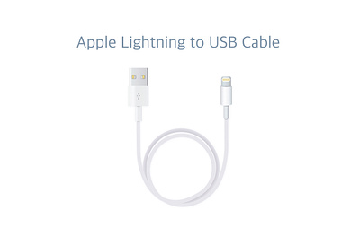 Apple lightning to USB Cable apple cable ios iphone product productdesign usb