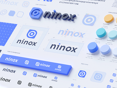 Ninox Branding: UX Design, Logo Design, Visual Identity, brand brand identity branding identity logo logo design logo designer logo mark logodesign logos logotype mark minimalist logo modern logo symbol typography ux ux design visual identity