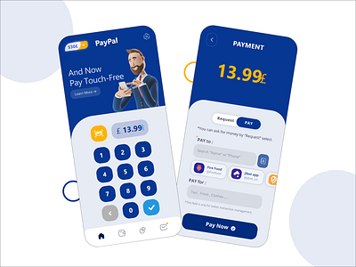 PayPal Application Redesign app design application design application ui appuidesign branding graphic design mobile app mobileappdesign online payment payment app paymentgateway payments ui ui ux uiux design uiux design agency
