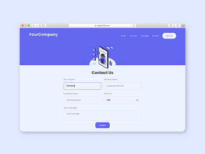 Contact Us contact form contact page contact us contact us page daily dailyui dailyui 028 dailyui 28 dailyuichallenge design flat illustration minimal ui uidesign uiux