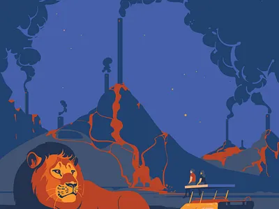 Safari adobeillustrator animal animal art animals art cat design digitalart digitalillustration drawing drawings ecology illustration illustrator lion oil savetheplanet vector vector art vector illustration