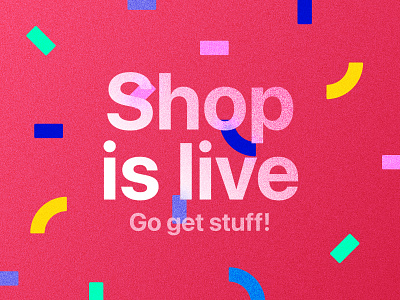 Our Shop is live! buy design designer designer ressources online online shop online store shop shopping shopping app shopping basket shopping cart store