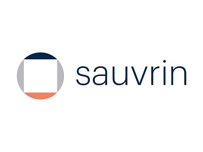 Sauvrin Logo Design branding circle design logo logo design minimal square typography