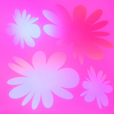 Fluorescent Flowers - Digital Phone Wallpaper 3d art digital art digital design digital illustration digital wallpaper floral pattern flower branding flowers fluorescent lockscreen neon phone wallpaper pink svg wallpaper wallpaper design y2k y2k svg
