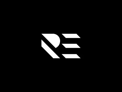 Rich Evans black and white brand strategist clean design inspiration letter e letter r lettermark logo logo design logo inspiration minimal minimalism minimalist modern logo monogram monogram logo simple symbol vector