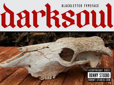 Darksoul - Blackletter Typeface