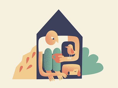 Quarantine character character design design geometric illustration minimal