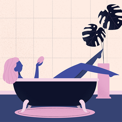 Bath time design graphic illustration illustrator vector