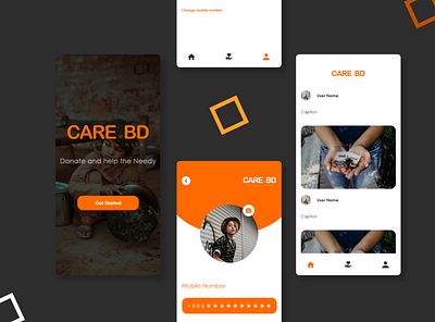 DonationHome app branding design graphic design icon logo minimal typography ui ux