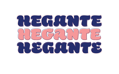 Hegante bold brush font fonts hegante lettering type typeface typography vector