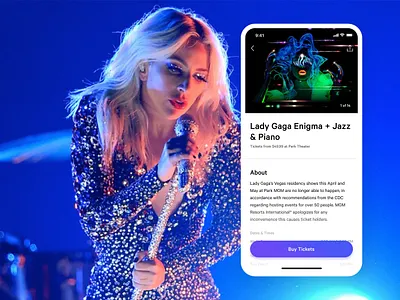 MGM Resorts: Explore Entertainment animation app branding design flutter gallery mobile app mobile app design product ui ux