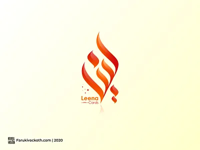 Leena Arabic Calligraphy arabic arabic calligraphy arabic font arabic logo arabic typography arabic vector calligraphy calligraphy artist calligraphy logo design designs faruki vackoth illustration leena logo logo logo design logo designs logodesign vector