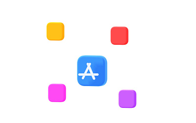 Apple Appstore 3D Icon icons ios ui