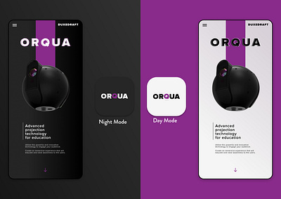 Orqua App app dailyui design duxedraft flat illustration minimal ui ux uxdesign