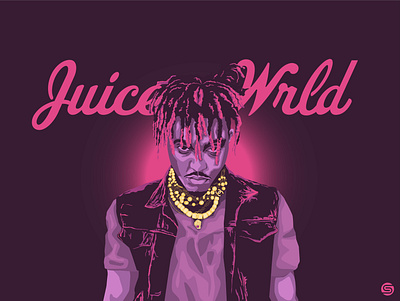 Juice Wrld Illustration art design graphic design icon illustration illustrator vector