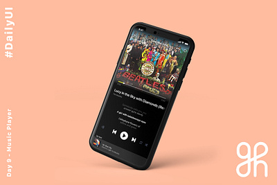 Daily UI challenge day 9: Music Player app dailyui dailyui 009 dailyuichallenge musicplayer