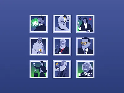 Primedice - The Greatest Minds bitcoin crypto design dice easygo gamble game illustration illustrator vector