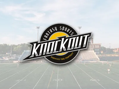 KNOCKOUT! Sports logo! branding design flat graphic design icon illustration logo minimal typography vector