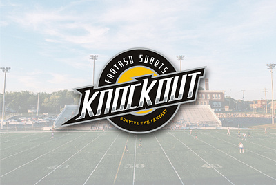 KNOCKOUT! Sports logo! branding design flat graphic design icon illustration logo minimal typography vector