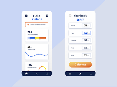 DailyUI #3 | Calculator app bmi branding calculator calculator ui dailyui design fitness fitness app health app ui ux