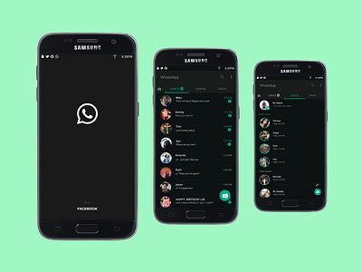 Whatsapp UI app design ui ux whatsapp