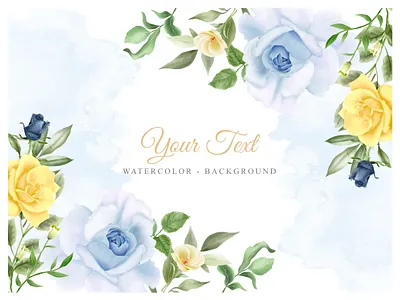 beautiful background floral watercolor beautiful bouquet card decoration decorative design elegant floral flower frame greenery greeting illustration invitation invite leaf rose vector watercolor wedding