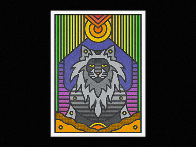 Maine Coon art art print artist artwork digital art digital illustration homedecor illustration art poster poster a day poster challenge poster design print prints screen print society6 vector art wallet