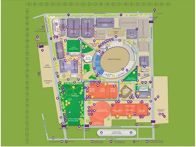 Sydney Royal EasterShow - Custom Map 2021 android map apple map apple maps custom map custom maps digital map gis google maps ios map map for website navigation wayfinding