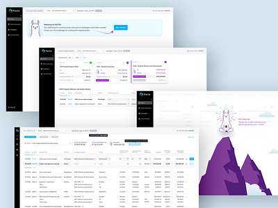 Accounting software design grids product design tables uidesign ux design