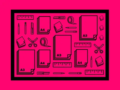 Design Thinking Tools! design flat icon illustration illustrator minimal vector