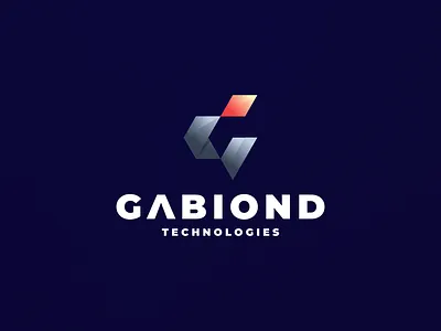 Gabiond Technologies app branding character design g letter lettermark logo monogram symbol tech vector