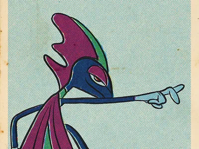 Inteleon - Snipe Shot art colorlab comic comic art comics illustration inteleon pokemon procreate retrosupply shading stipple vector water