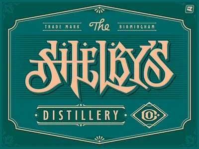 SHELBY’S brand design font font design lettering logo logotype sign type type design typeface typography