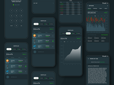 Bitcoin trading App android android app android design app appdesign bitcoin blacktheme branding designapp graphic design icon illustration minimal mobile ui trading app ui uidesign uitrends ux uxdesign