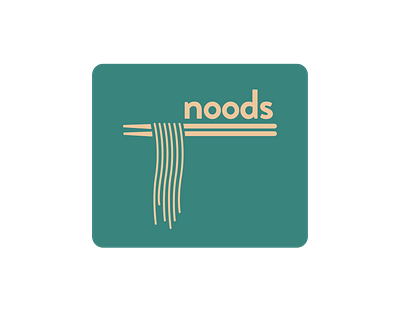 Noods Logo: Packaging Design branding flat icon illustration logo